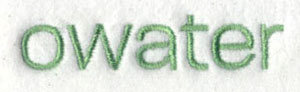 Letter_12 embroidery digitizing sample